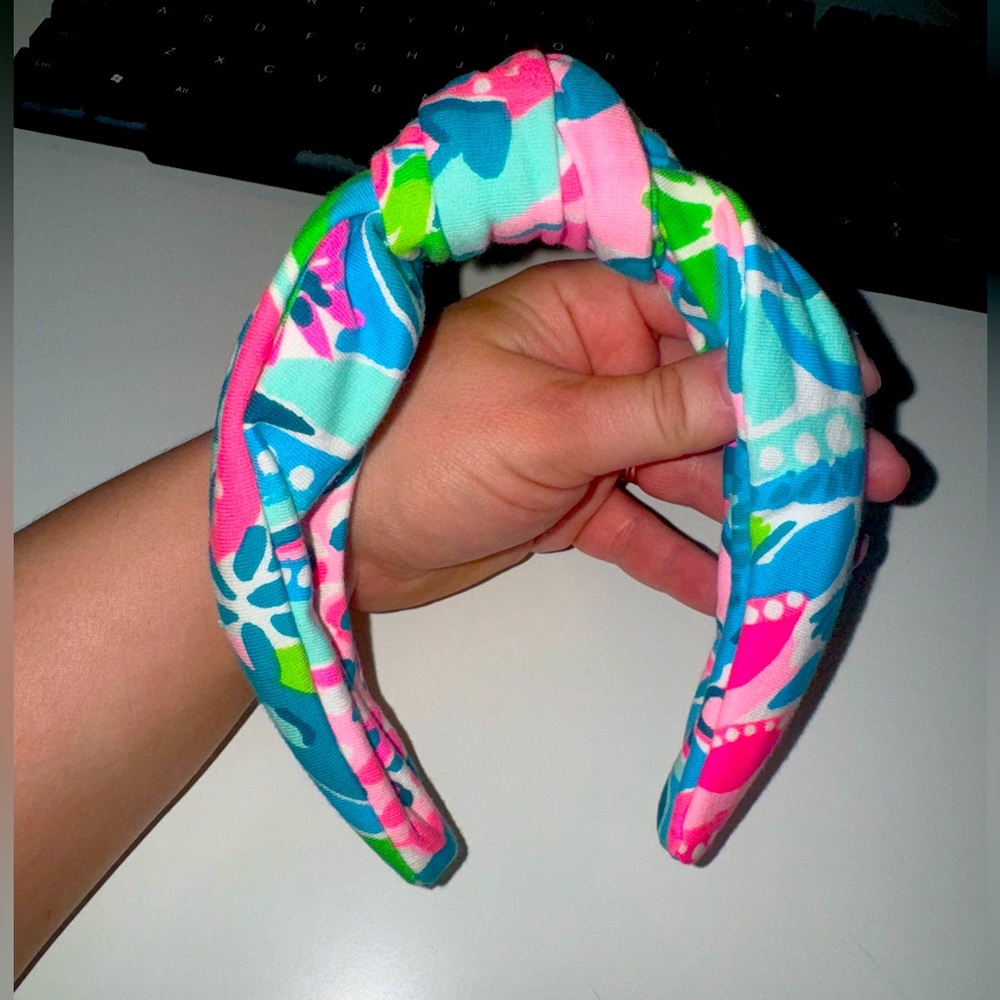 Lilly Pulitzer top knot headband